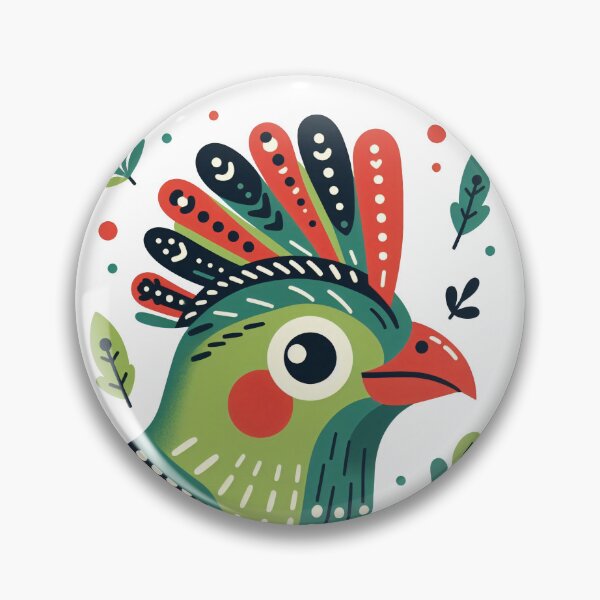Item preview, Fischers Turaco Bird designed and sold by FOLK ART FUSION by heidiannemorris.