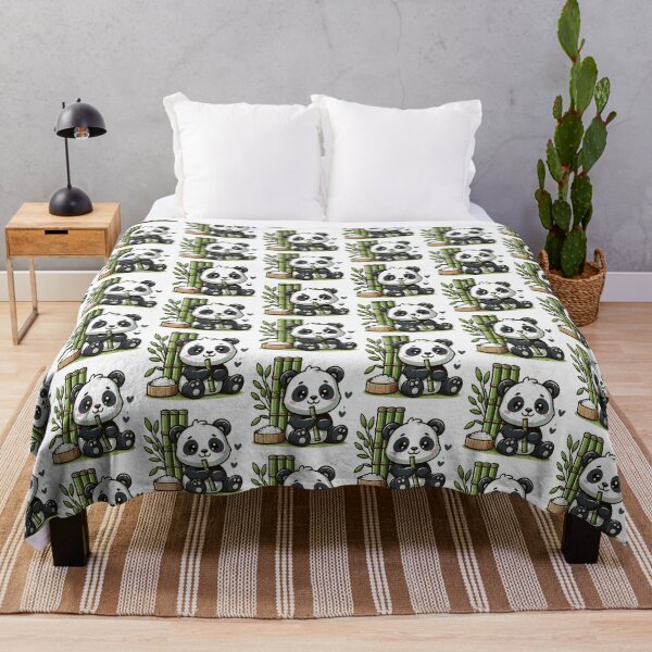Item preview, Cute Panda Eating Bamboo and Rice designed and sold by Brzdacu.