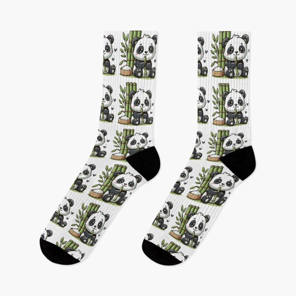 Item preview, Cute Panda Eating Bamboo and Rice designed and sold by Brzdacu.