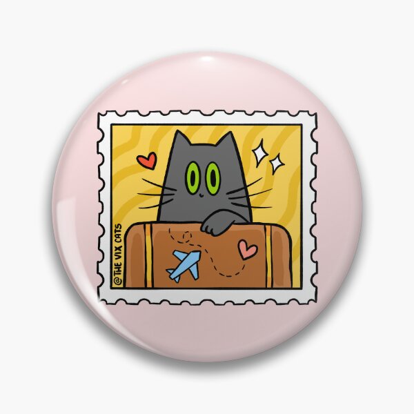 Item preview, Travelling Cat designed and sold by TheVixCats.