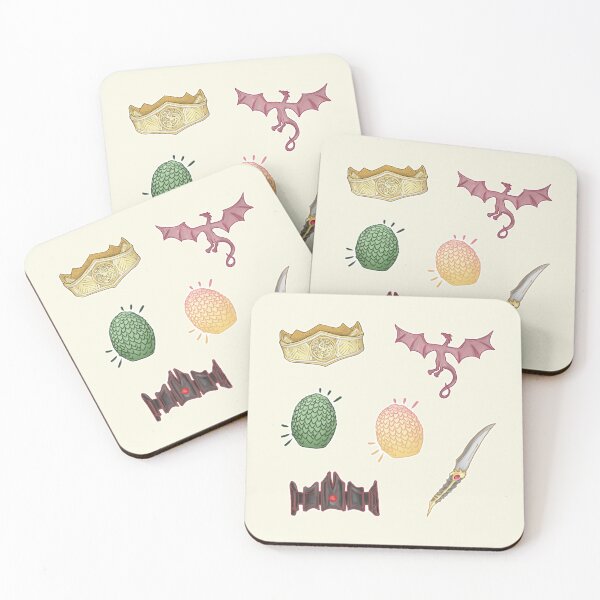 Item preview, hotd pattern and sticker pack - crown and dragons designed and sold by biancallorin.