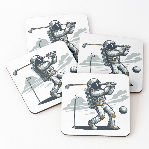 Item preview, Golfing Astronaut designed and sold by Coffee Lifestyle.