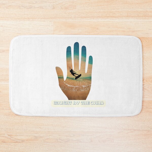 Item preview, Trapped by the Wind: Kitesurfing Beach Hand Art designed and sold by StyleFused.