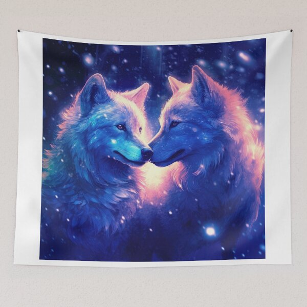 Item preview, Blue ice cute Wolf designed and sold by Kriengsaktalek.