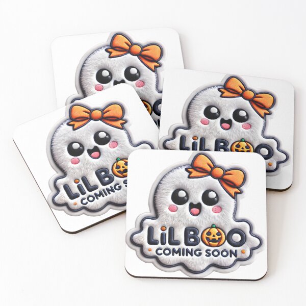 Item preview, Little Boo Coming Soon Announcement - Spooky Halloween Themed Baby Announcement for October designed and sold by StyLeHi.
