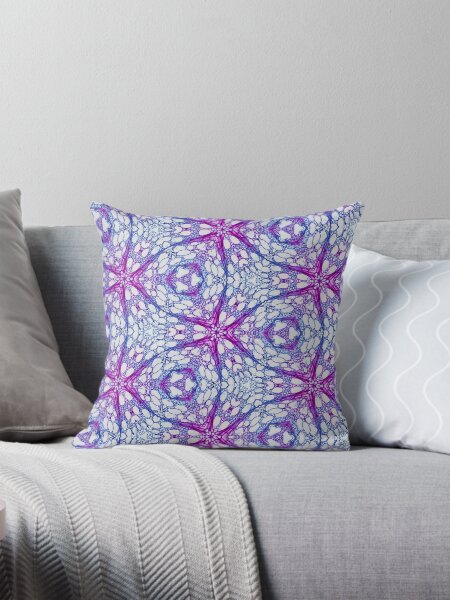 LENTICEL2 - Plant Stem Tissue - Microscopy Photograph Throw Pillow