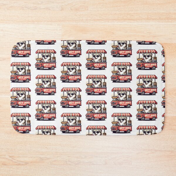 Item preview, Cute Dog Selling Hot Dogs designed and sold by Brzdacu.