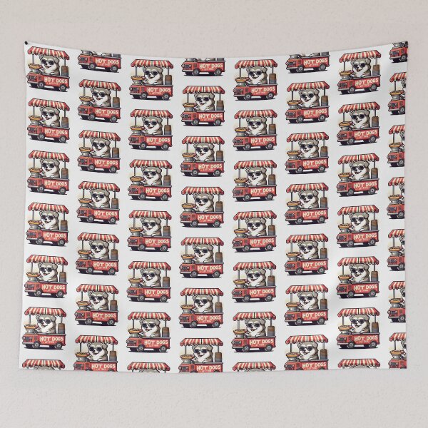 Item preview, Cute Dog Selling Hot Dogs designed and sold by Brzdacu.