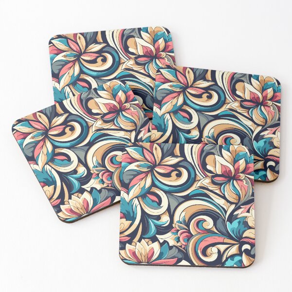 Item preview, Abstract Flower Pattern designed and sold by Coffee Lifestyle.