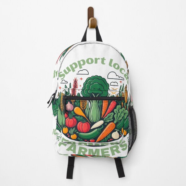 Item preview, Support Local Farmers Eat Local designed and sold by MerchMagia.