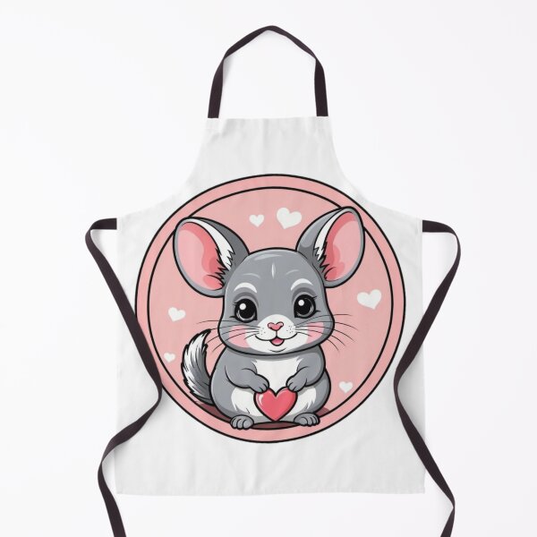 Item preview, Cute Happy Chinchilla full of Love designed and sold by RedStacks.