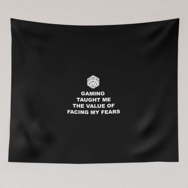 Item preview, Gaming Taught Me the Value of Facing My Fears designed and sold by ZepoPublishing.