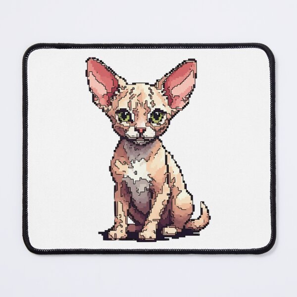 Item preview, Pixel Devon Rex designed and sold by NaturePixel.