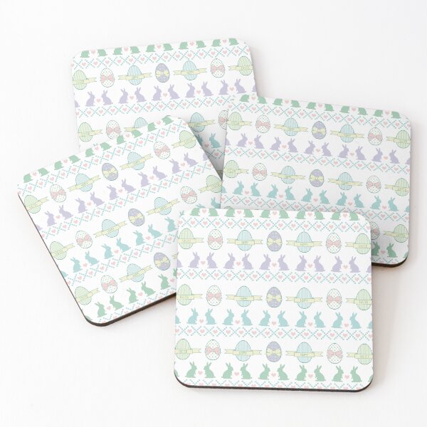 Item preview, Easter rabbit White Design Pattern designed and sold by Kriengsaktalek.