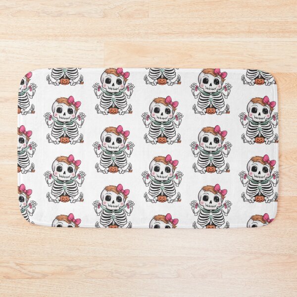 Item preview, Toddler Girl Skeleton Kids Cute Skull Bow Spooky designed and sold by clothesy7.