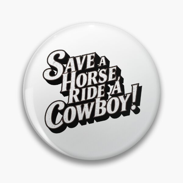Item preview, Save a horse ride a cowboy vintage designs designed and sold by Redjakkal.