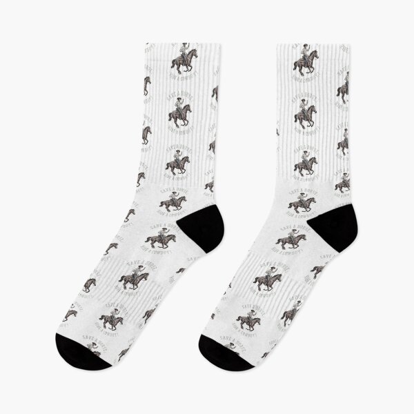 Item preview, Save a horse ride a cowboy vintage designs designed and sold by Redjakkal.