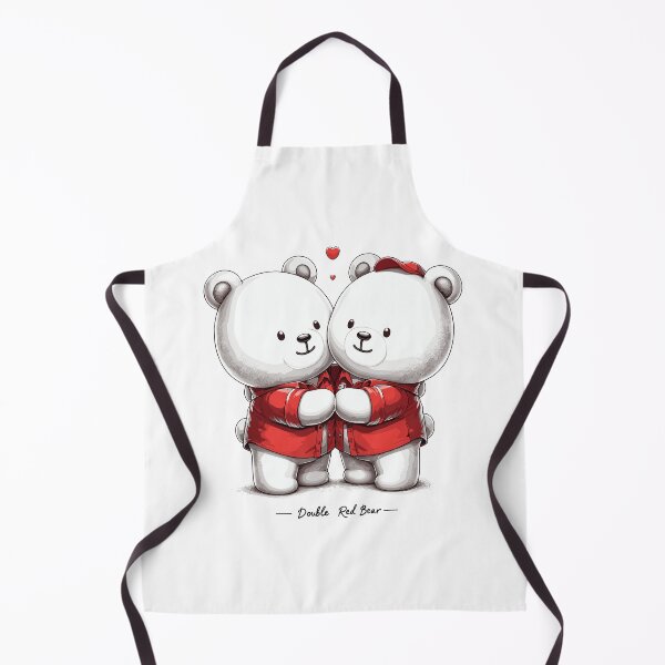 Item preview, Bold and Stylish "Double Red Bear" - Perfect for Trendsetters designed and sold by InwzaDesign.