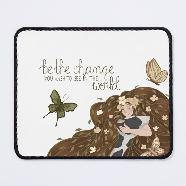 Item preview, Be the change you wish to see in the world designed and sold by Stefania do Rego Almeida.