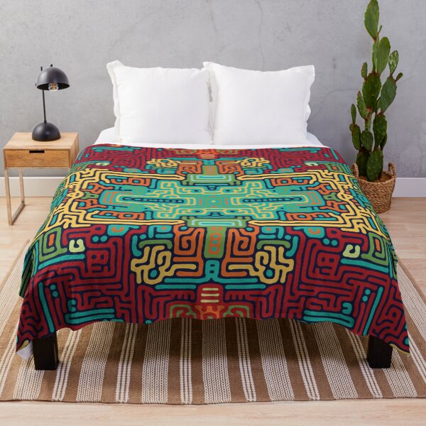 Item preview, Aztec Cloud Tile-Rainforest Maximalist-Turing Pattern designed and sold by Annette Chabidon Studio.