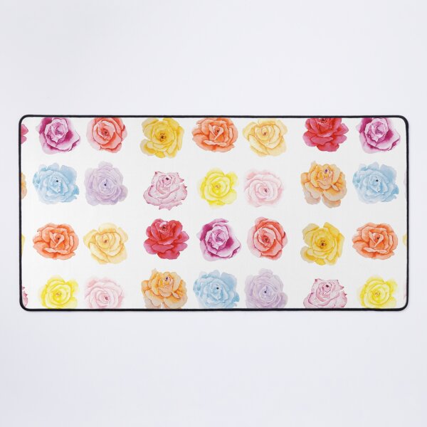 Item preview, original hand painted colourful rose collections watercolour designed and sold by ColorandColor.