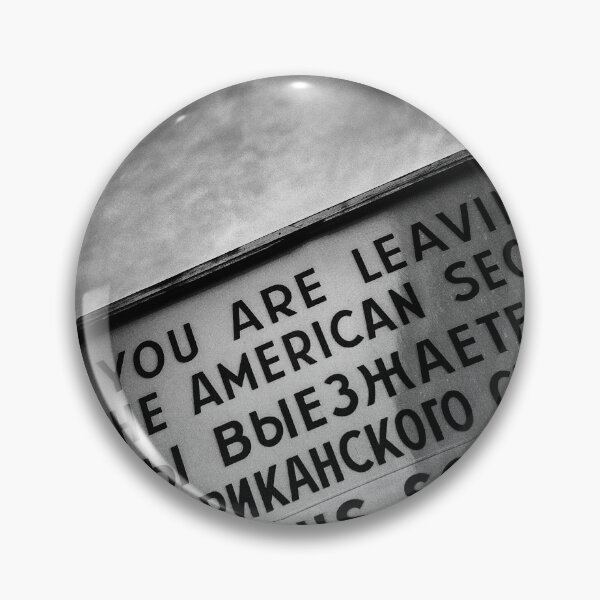 Item preview, Checkpoint Charlie Sign designed and sold by David Bowman.