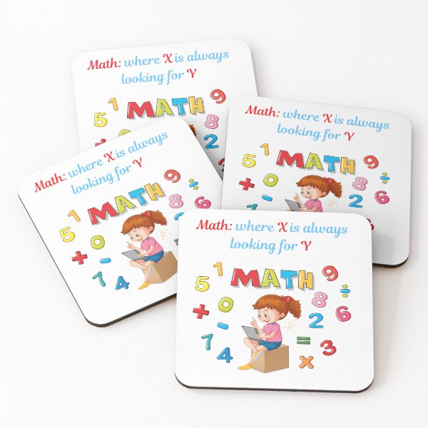 Item preview, Math: where X is always looking for Y.  designed and sold by Zha-Zha Designs.