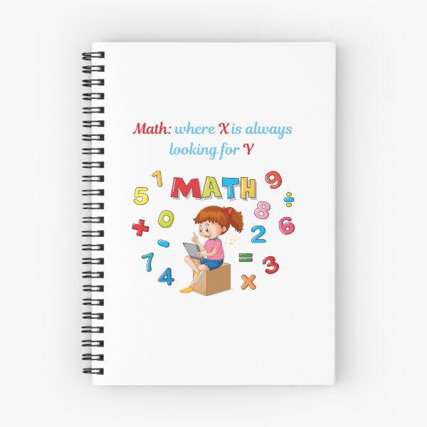 Item preview, Math: where X is always looking for Y.  designed and sold by Zha-Zha Designs.