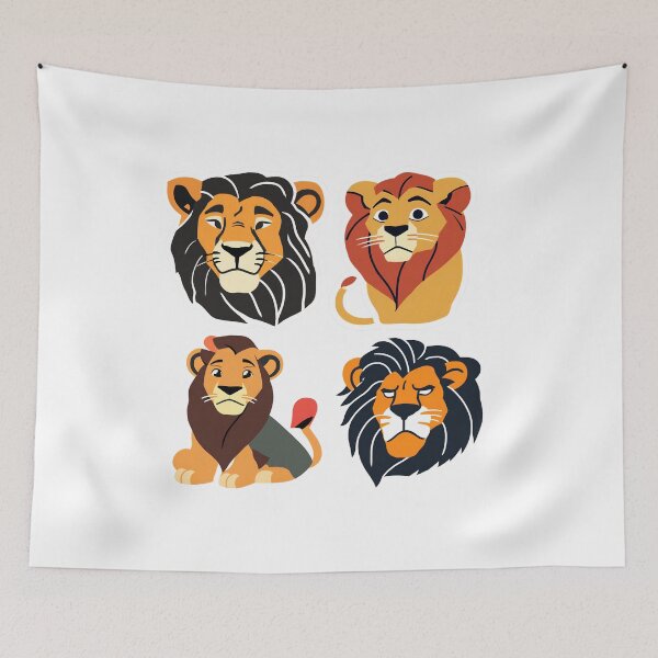 Item preview, Lion king familly designed and sold by eMShoper.