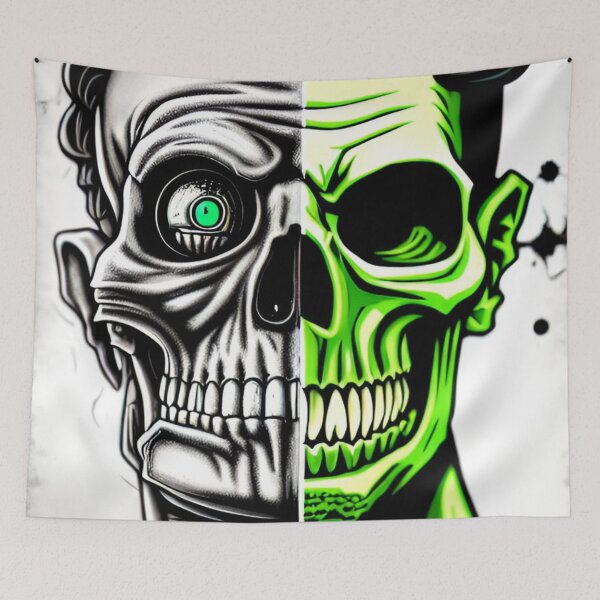 Item preview, ghoul, zombie, fallout, movie, game designed and sold by DonnaBlankaArt.