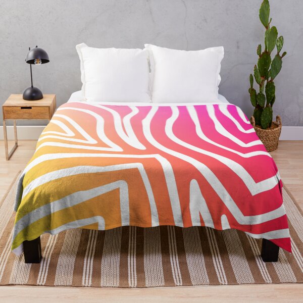 Artikelvorschau, Rosa Zebra-Muster entworfen und verkauft von Sartoris Art.