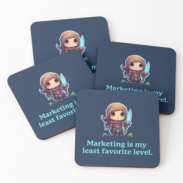 Item preview, Marketing is my least favorite level. designed and sold by darkskygear.