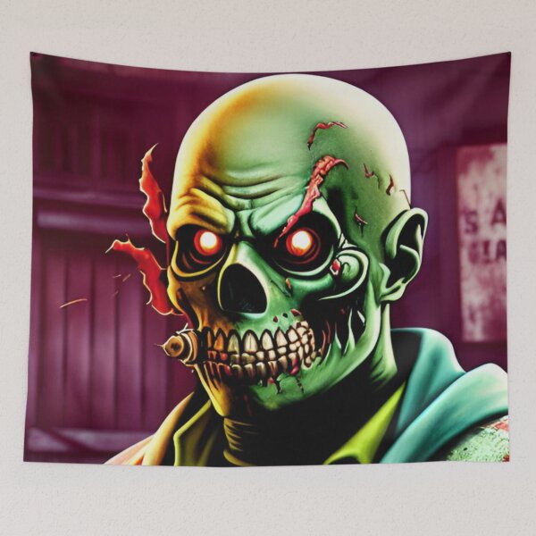 Item preview, ghoul, zombie, fallout, movie, game designed and sold by DonnaBlankaArt.