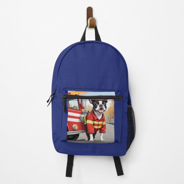 Item preview, Fearless Fire Fighting Boston Terriers designed and sold by Hall-O-Gram.