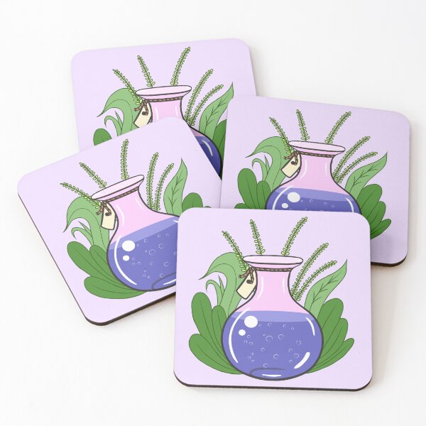 Item preview, Purple bubbling magic bottle designed and sold by CharmSpell.