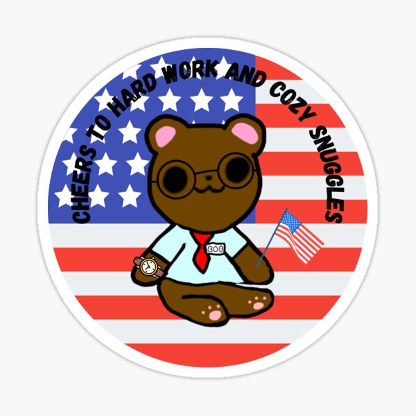 Artikel-Vorschau von Ein Hoch auf harte Arbeit und gemütliches Kuscheln: Office Bear, designt und verkauft von Robyvel.