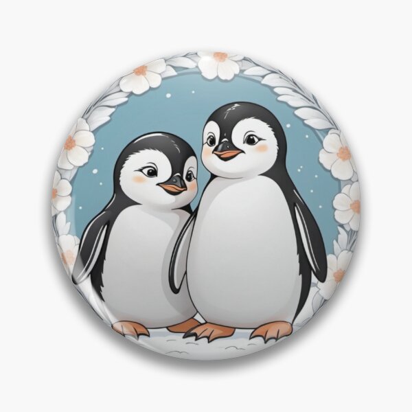 Item preview, Cute Penguin Friends Trudging Through Snow designed and sold by RedStacks.