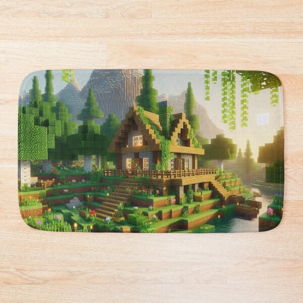 Item preview, Serene Sanctuary Amidst the Peaks designed and sold by LyssasMindArt.