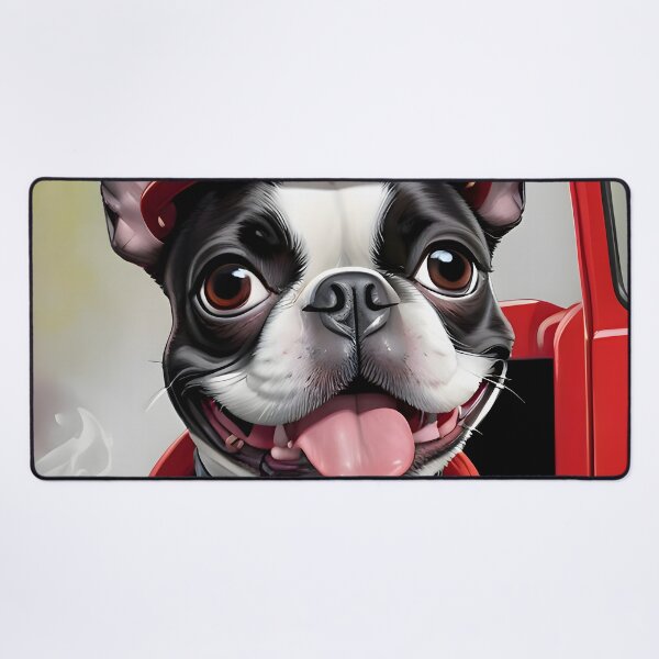 Item preview, Fearless Fire Fighting Boston Terriers designed and sold by Hall-O-Gram.