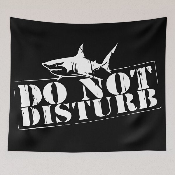 Item preview, Do not disturb white designed and sold by hichamms.