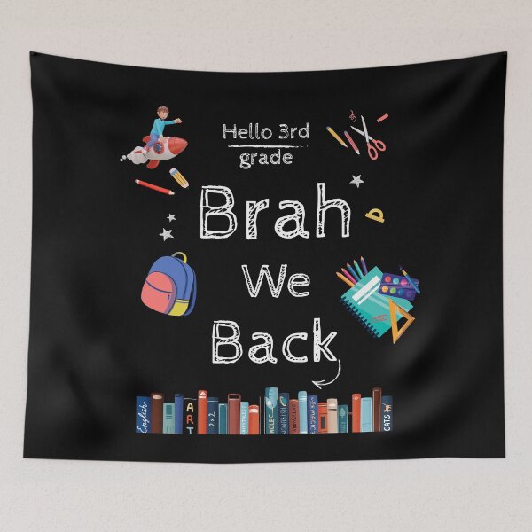 Item preview, Bruh we back - Back to school designed and sold by PhotoGros-4U.