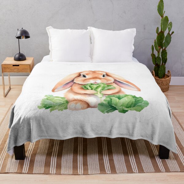 Item preview, Fluffy Bunny In Watercolor Style designed and sold by Adelberton.