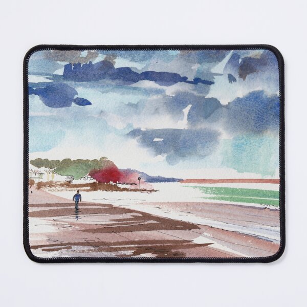 Item preview, Dramatic Sky Sidmouth beach painting designed and sold by MikeJory.