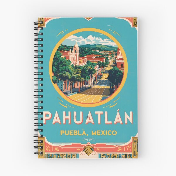 Item preview, Pahuatlan Puebla Mexico Magic Town Vintage Travel Tourism designed and sold by TravelersGems.