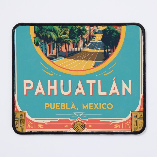 Item preview, Pahuatlan Puebla Mexico Magic Town Vintage Travel Tourism designed and sold by TravelersGems.