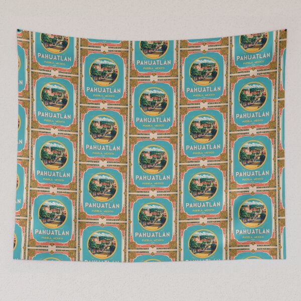 Item preview, Pahuatlan Puebla Mexico Magic Town Vintage Travel Tourism designed and sold by TravelersGems.