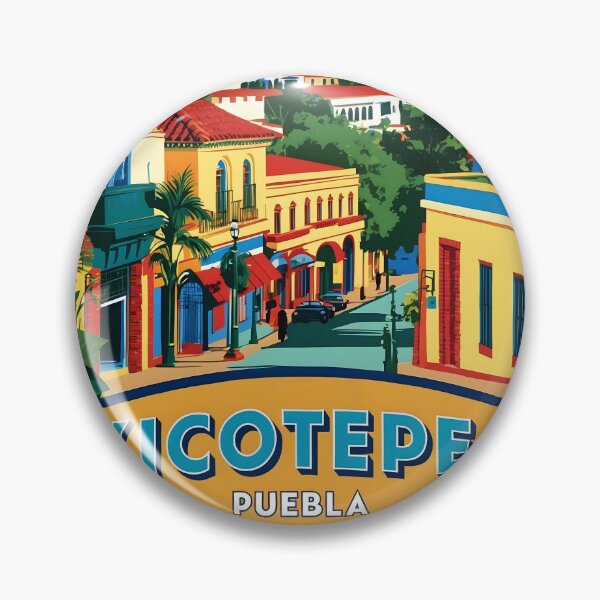 Item preview, Xicotepec Puebla Mexico Magic Town Vintage Travel Tourism designed and sold by TravelersGems.