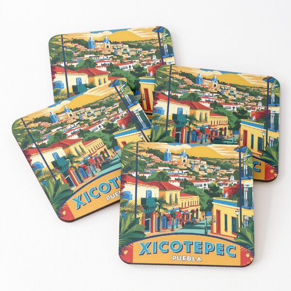 Item preview, Xicotepec Puebla Mexico Magic Town Vintage Travel Tourism designed and sold by TravelersGems.
