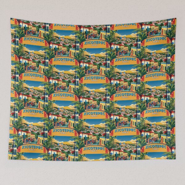 Item preview, Xicotepec Puebla Mexico Magic Town Vintage Travel Tourism designed and sold by TravelersGems.