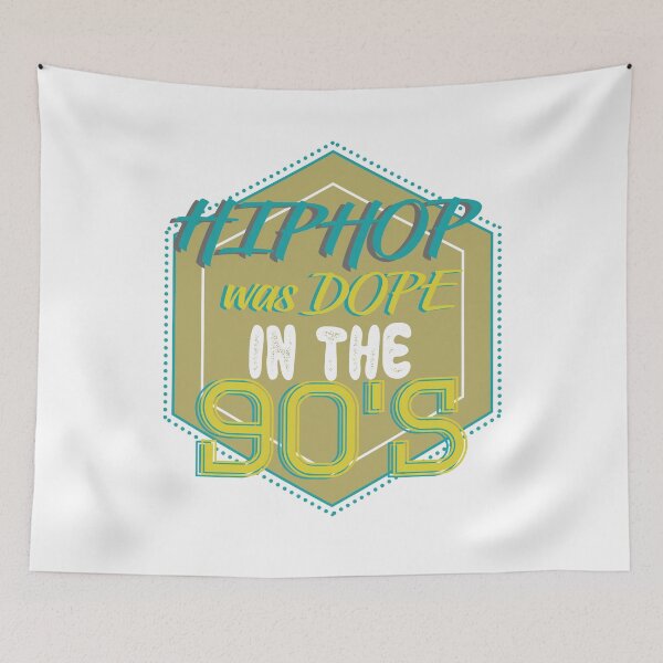 Item preview, Hip Hop Was Dope In The 90s Rap Music Nineties Music Lover designed and sold by CreativeStrike.